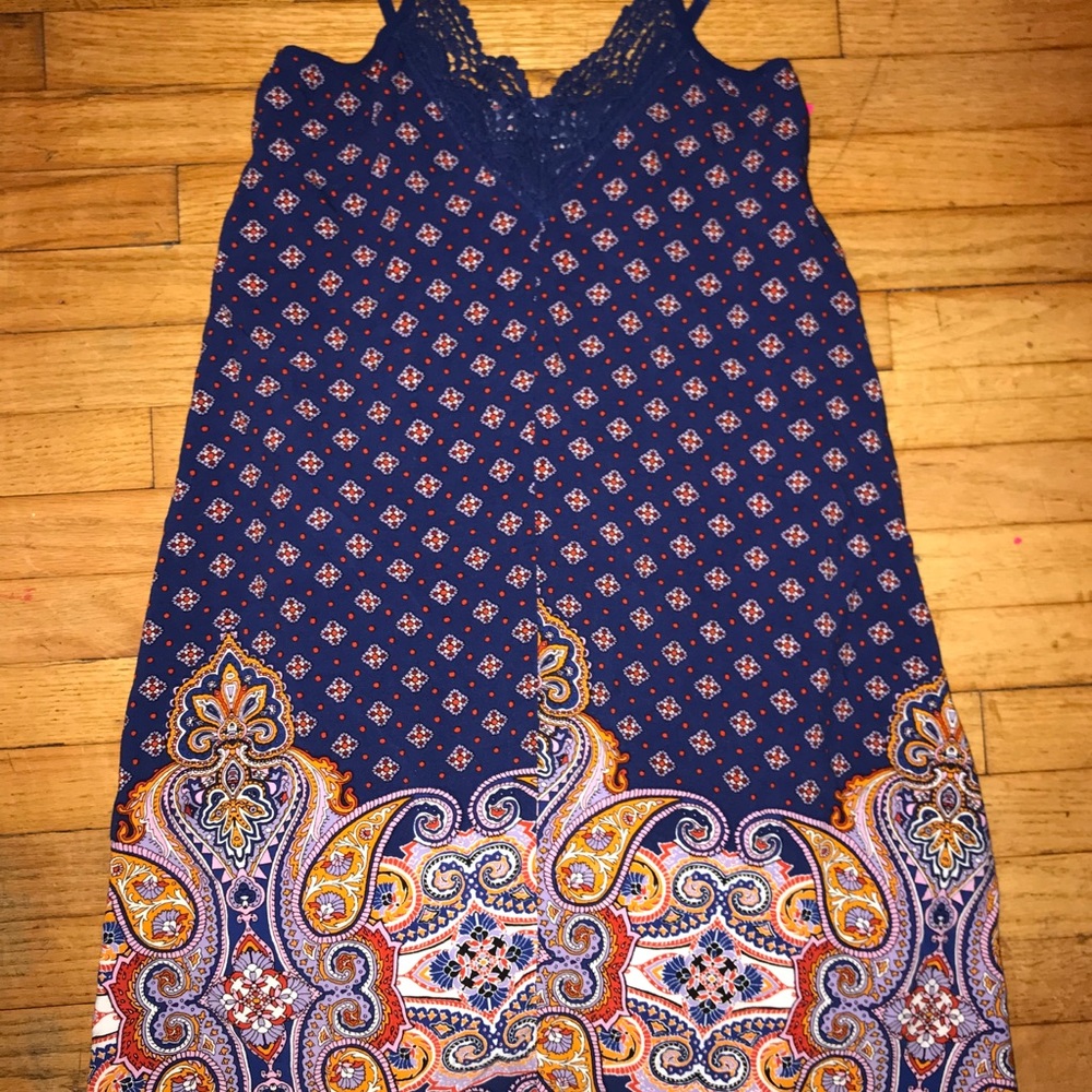 Blueshift dress By xhilaration Spaghetti Strap XL